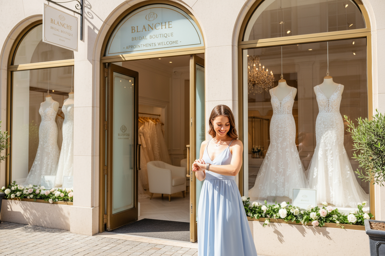  girl come on time to the store